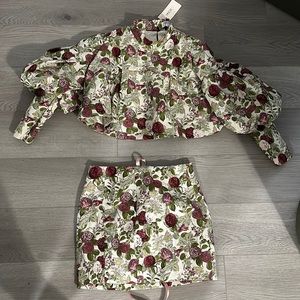 House of cb floral set brand new
